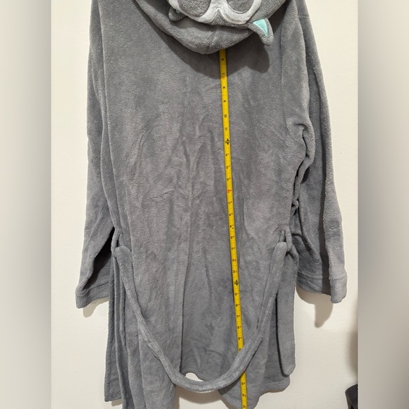 Cozy Gray Women's Owl Robe - Picture 5 of 6